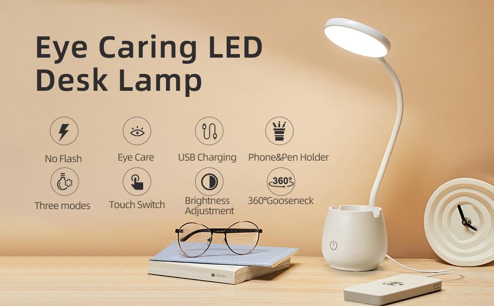 Lamapara Led Redonda touch USB