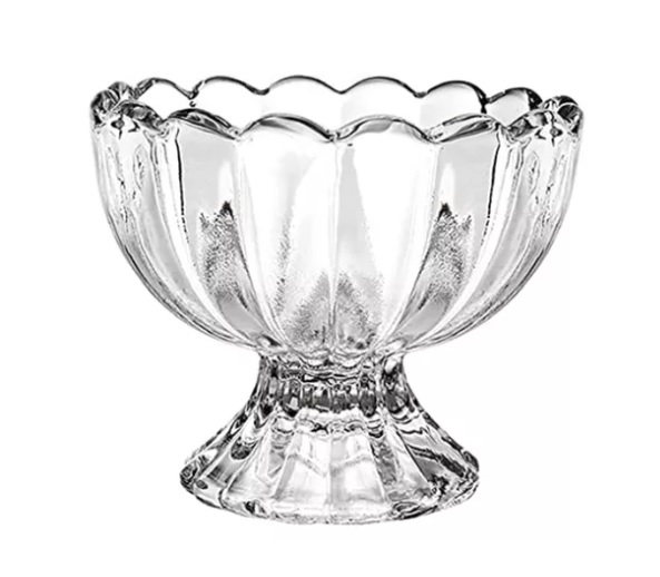 Copa de helado 6 onzas borde curveado