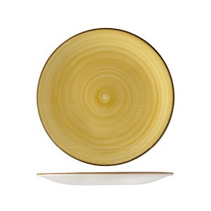 Plato pando 28,4cm Artisan amarillo