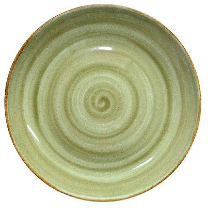 Plato pando 28,4cm Artisan verde