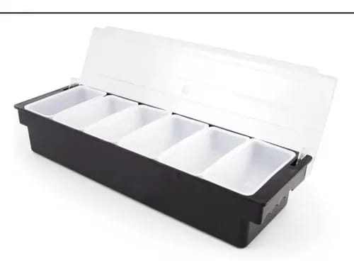 Topinera tapa transparente 6 puestos